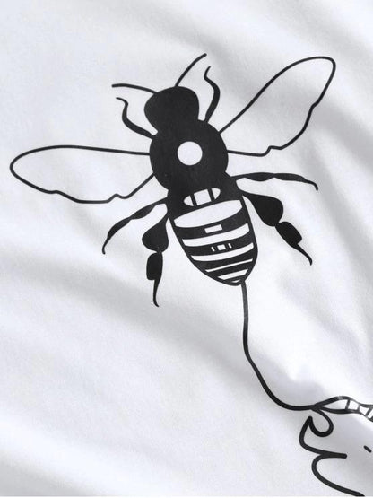 Basic Insect Graphic Tee - LuckyFash™