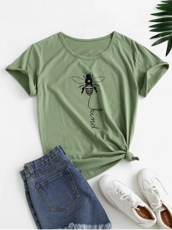Basic Insect Graphic Tee - LuckyFash™