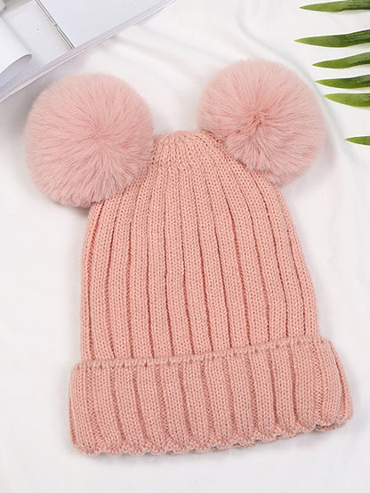 Women's Hat Beanie / Slouchy Black Pink Yellow Outdoor Street Dailywear Knit Pure Color Comfort Warm Breathable - LuckyFash™