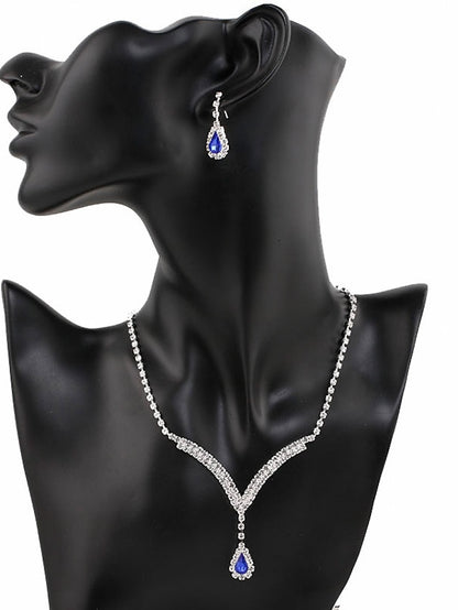 necklace Chic & Modern Party Pure Color Jewelry Sets / Wedding / White / Red / Blue / Fall for Women - LuckyFash™