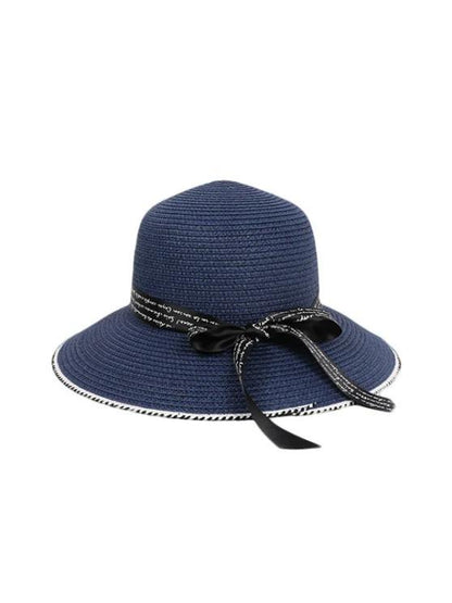 Beach Letter Ribbon Straw Hat - LuckyFash™