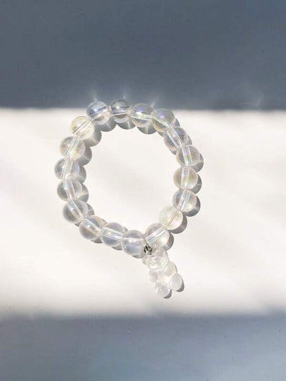 Bear Charm Clear Beaded Bracelet - LuckyFash™