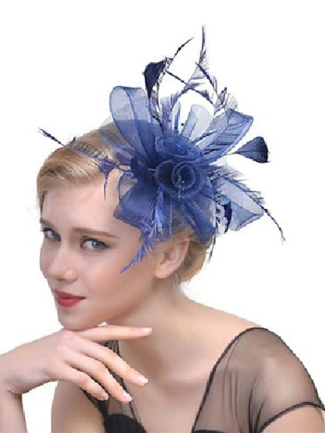 Women's Hair Clip Party Party Solid Color Headwear / White / Red / Blue / Fall / Winter - LuckyFash™