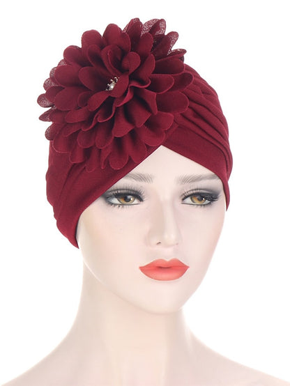 Multi Colors Bandanas Women Stretchy Turban Flower Muslim Hat Headband Wrap Female Hijab Indian Cap Head Wrap for Women - LuckyFash™