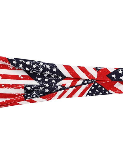 europe and the united states cross-border fashion sports hairband yoga bundle sweat-absorbing headband new ladies wide-brimmed printed headwear - LuckyFash™