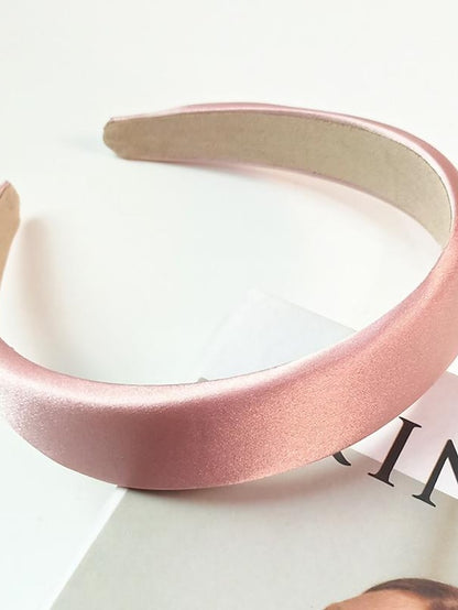 Women's Girls' Headbands Headband For Daily Fabric 15A Satin Black 3A Satin Nude Apricot 2A Satin Champagne - LuckyFash™