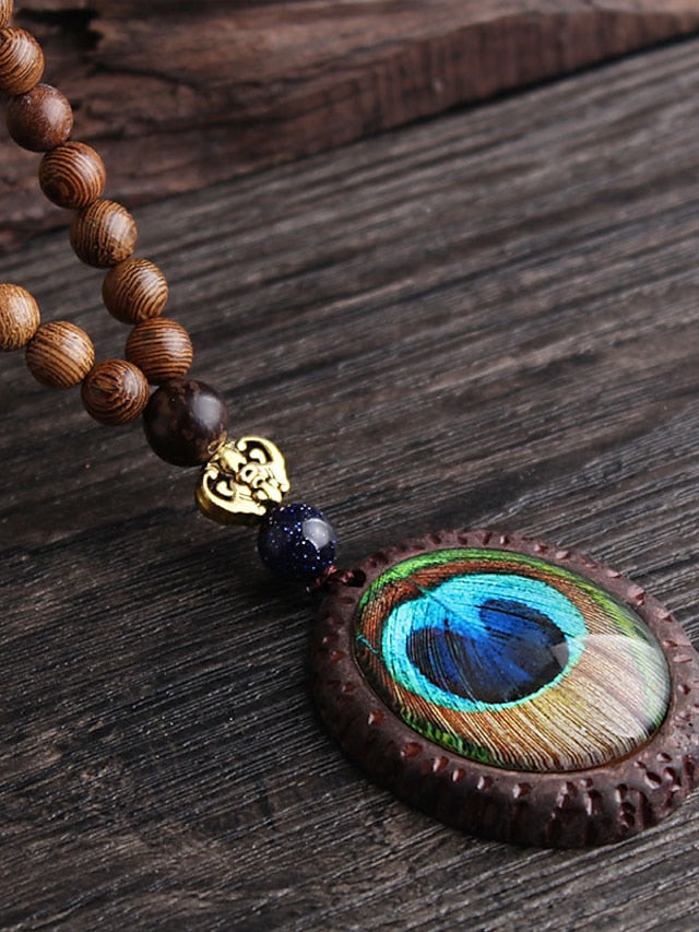 Women's necklace Vintage Outdoor Peacock Necklaces - LuckyFash™