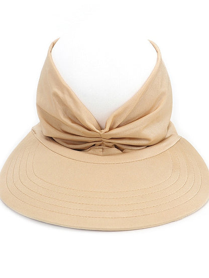 Women's Sun Hat Floppy Hat Outdoor Daily Crystal / Rhinestone Solid / Plain Color Polyester Boho Casual Casual / Daily 1 pcs - LuckyFash™