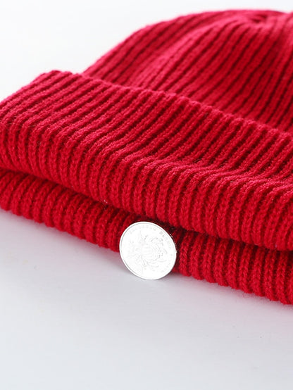 Women's Hat Beanie / Slouchy Light Pink Black Wine Outdoor Street Dailywear Knit Pure Color Comfort Warm Breathable - LuckyFash™