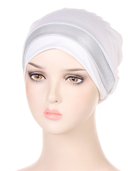 Soft Stretchy Under Scarf Cap for Women Soild Color Inner Hijab Bonnet Muslim Under Hijab Turban Hat for Women - LuckyFash™