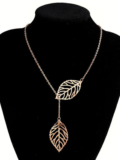 Women's necklace Chic & Modern Street Leaf Necklaces - LuckyFash™