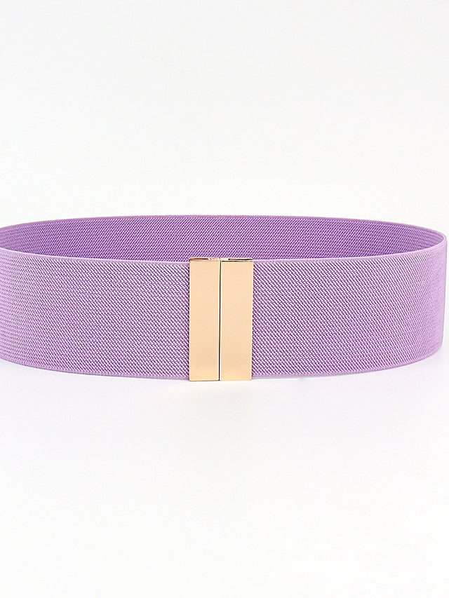 Women's Corset Belt Nylon Sliding Buckle Plain Casual Formal Work Daily Black White Red Purple - LuckyFash™