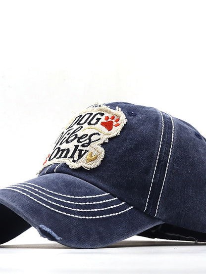 High Quality Washed Retro Baseball Cap For Men Women Solid Color Denim Dad Hats Snapback Emboridery Letter Hip Hop Cap Adjustable Hat - LuckyFash™