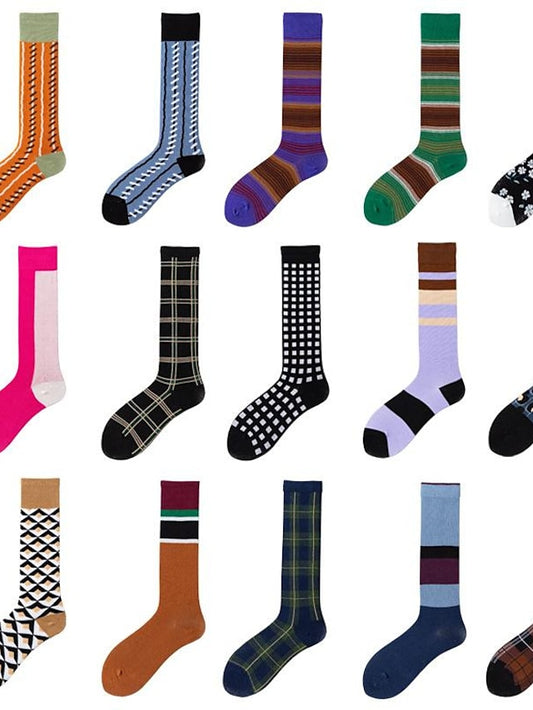 Women's Knee High Socks Daily Holiday Cycling / Bike Solid Color Spandex Nylon Cotton Basic Sporty Vintage Retro Warm 1 Pair - LuckyFash™