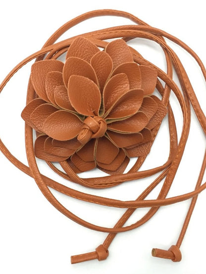 Women's Belt PU Red Blue Brown Beige Skinny Belt Daily Beach Pure Color - LuckyFash™