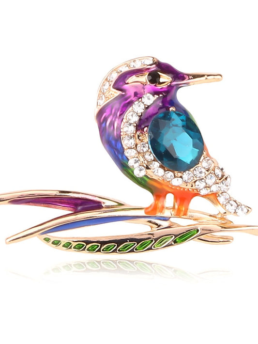 Women's Brooches Chic & Modern Street Bird Brooch / Purple / Fall / Winter / Spring / Summer - LuckyFash™