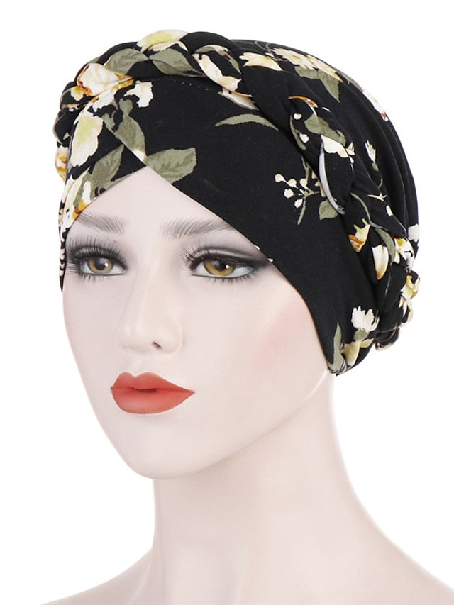 Cotton Print Muslim Turban Scarf For Women Islamic Inner Hijab Caps Arab Wrap Head Scarves Femme Musulman Turbante Mujer - LuckyFash™