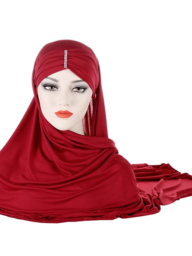 Women's Turban Party Evening Solid / Plain Color Polyester Sweet 1 pcs - LuckyFash™