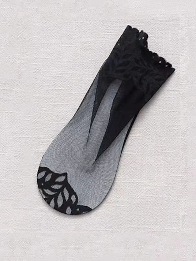 Women's Toe Socks Daily Holiday Lace Spandex Nylon Sexy 1 Pair - LuckyFash™