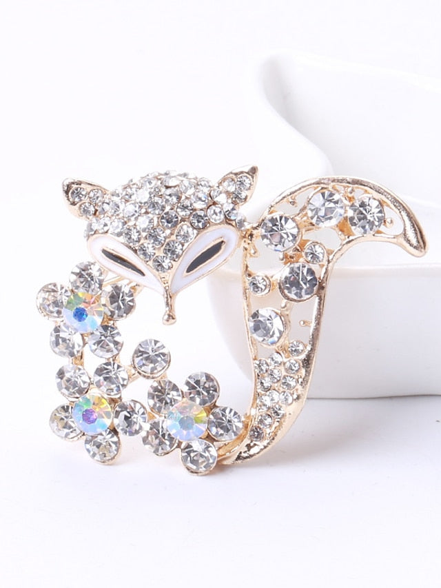 Women's Brooches Chic & Modern Street Fox Brooch / White / Fall / Winter / Spring / Summer - LuckyFash™