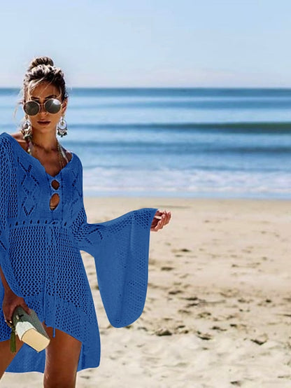 Womenâ€˜s Green Black Blue Long Sleeve Pure Color Lace up Winter Fall Autumn Crew Neck Hot Winter Dress Fall Dress Loose Fit One-Size - LuckyFash™