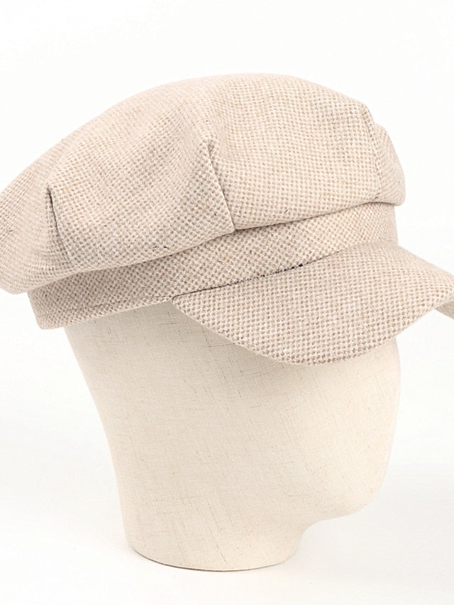 Women Men Newsboy Hat Cap Packable Newsboy Navy Hat Cap Classic Solid Beret Yacht Captain Sailor Fishermen's Hat Cap - LuckyFash™