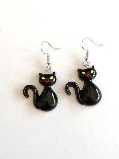 Women's Earrings Vintage Halloween Cat Earring - LuckyFash™