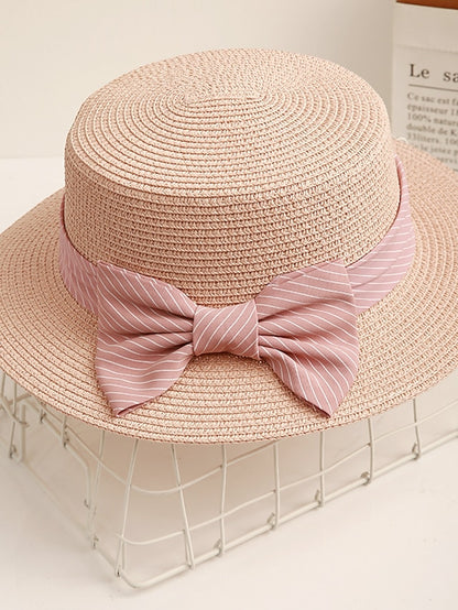 Women's Sun Hat Straw Hat Daily Holiday Straw Vacation Casual Beach Sunscreen Casual / Daily 1 pcs - LuckyFash™