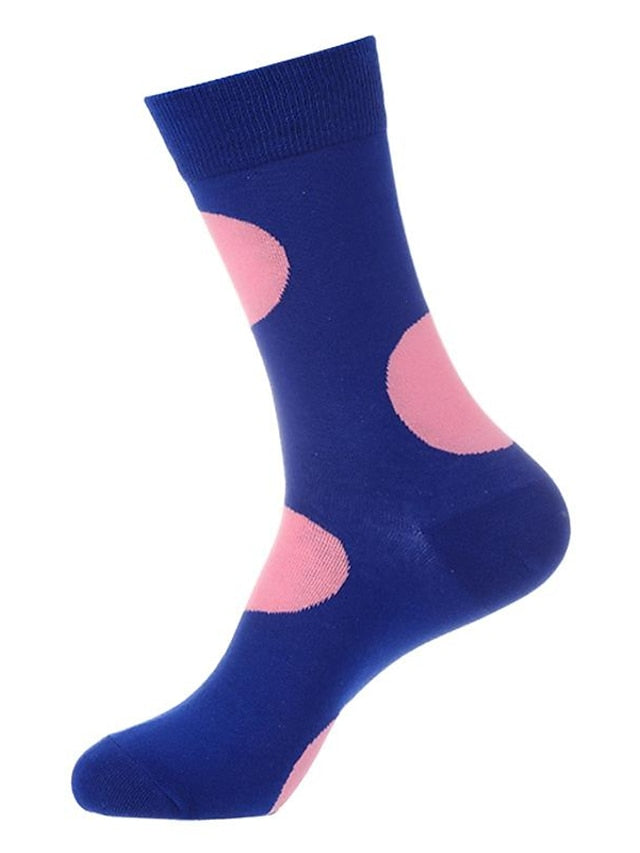 Women's Crew Socks Home Office Daily Spandex Nylon Cotton Basic Casual Classic Warm Elastic 1 Pair - LuckyFash™