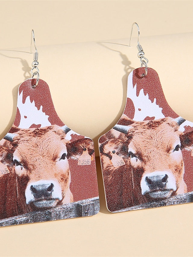 Women's Earrings Casual Street Cow Earring - LuckyFash™