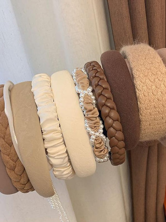 Women's Girls' Headbands Headband For Daily Date Crossover Fabric 16# 17722F 9# 17481C 13# 17722D - LuckyFash™