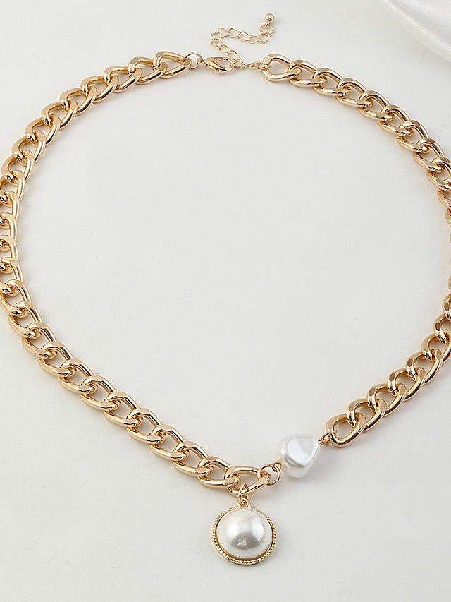 Women's necklace Active Party Necklaces / Imitation Pearl / White / Fall / Winter / Spring - LuckyFash™