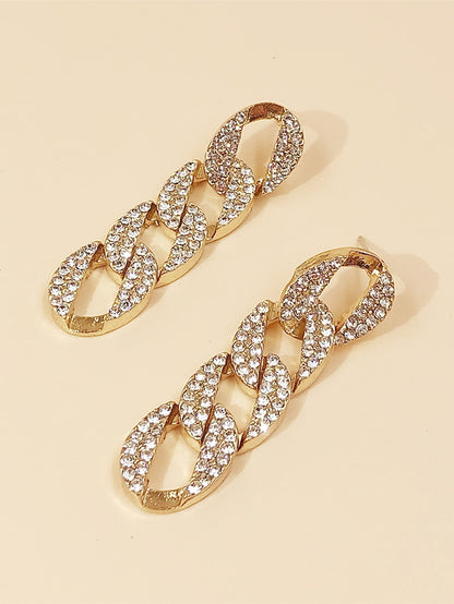 1 Pair Drop Earrings For Women's Party Evening Street Gift Alloy Link / Chain Fashion - LuckyFash™