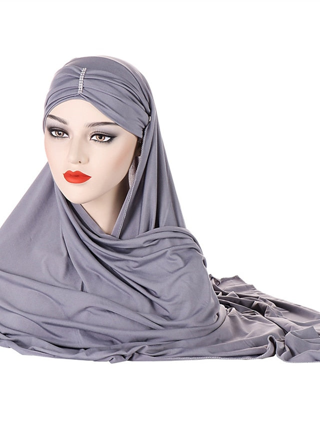 Women's Turban Party Evening Solid / Plain Color Polyester Sweet 1 pcs - LuckyFash™