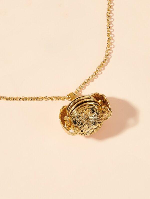 Detachable Lock Charm Chain Necklace 1pc - LuckyFash™