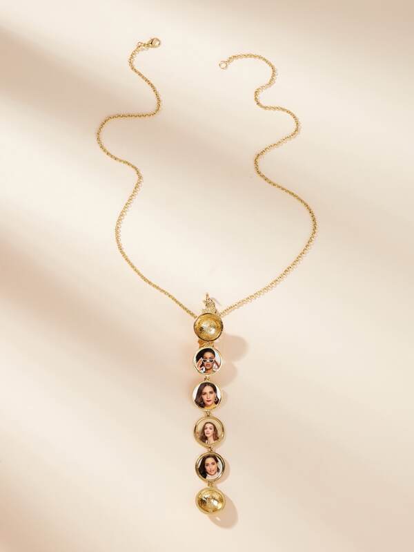 Detachable Lock Charm Chain Necklace 1pc - LuckyFash™