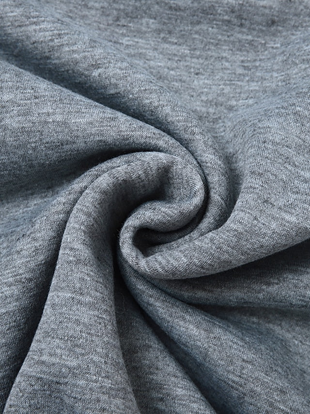 Basic Casual Wine Red Big red Black Solid Color Home Crew Neck Long Sleeve for Women - LuckyFash™