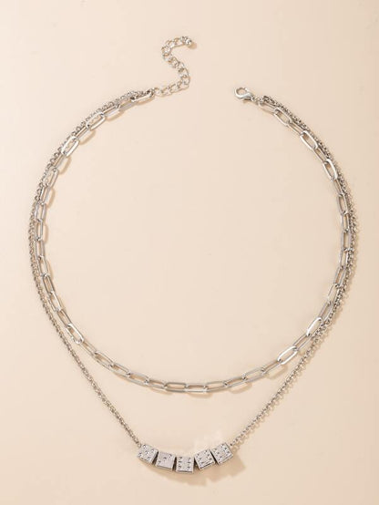 Dice Decor Layered Necklace - LuckyFash™