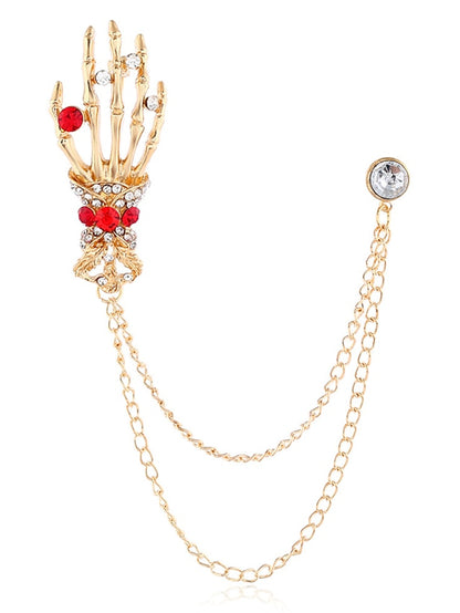 Women's Brooches Vintage Halloween Skull Brooch - LuckyFash™