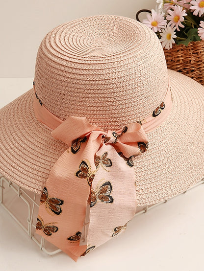 Women's Sun Hat Holiday Straw Vacation Casual Beach Sunscreen Breathability Comfortable 1 pcs - LuckyFash™