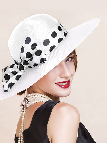 Polyester Kentucky Derby Hat / Hats with 1 Piece Outdoor / Casual / Melbourne Cup Headpiece - LuckyFash™