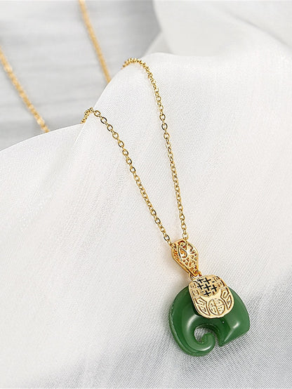 Women's necklace Daily Outdoor Elephant Necklaces - LuckyFash™