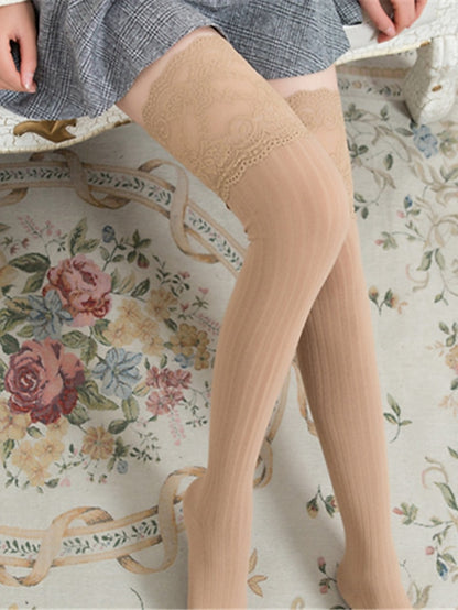 Women's Stockings Party Gift Daily Retro Polyester Acrylic Fibers Casual Sexy Casual / Daily 1 Pair - LuckyFash™