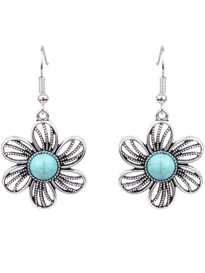 1 Pair Hanging Earrings For Women's Daily Alloy Classic Totem Series - LuckyFash™