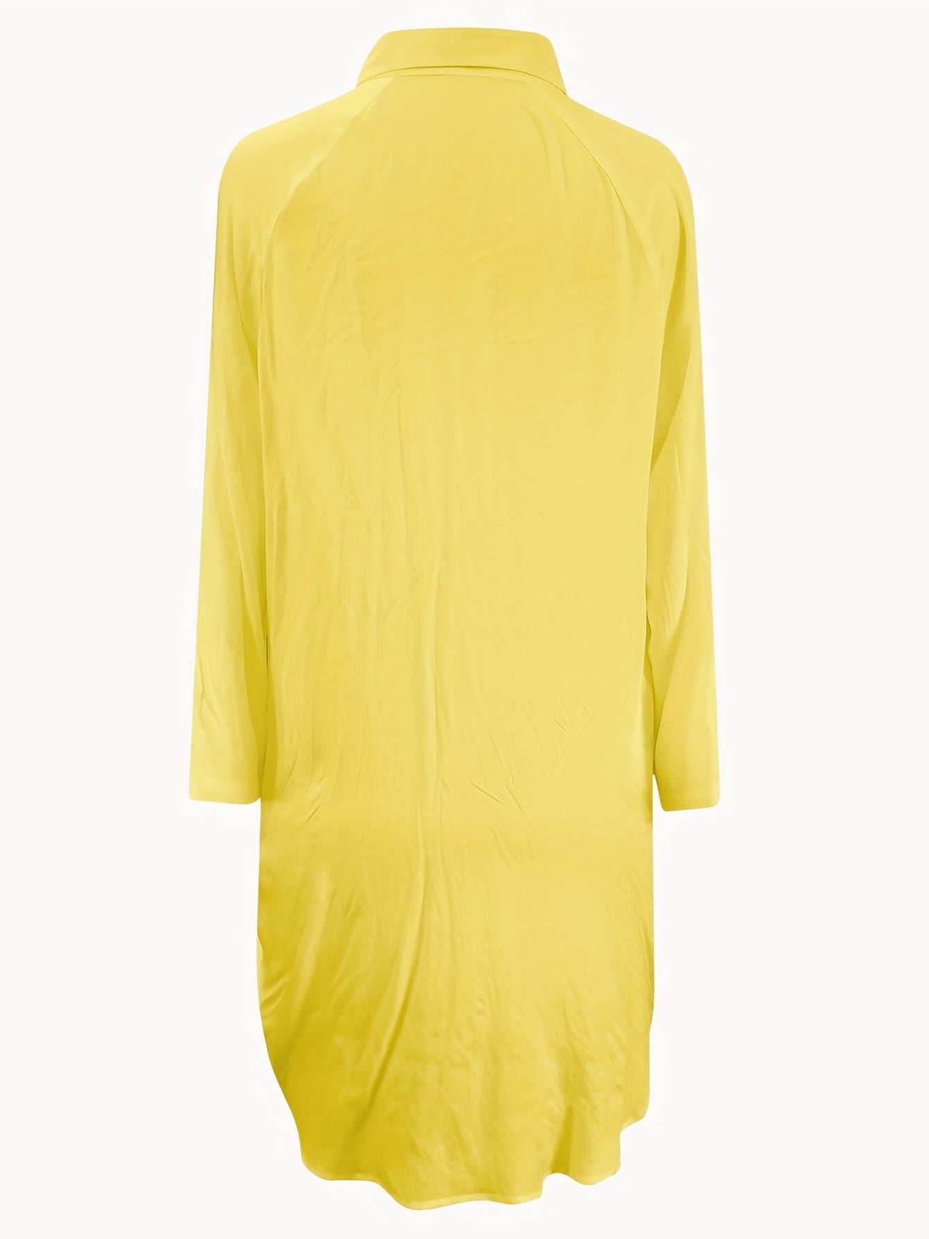 Long Sleeve Shirt Dress, Button Up Casual Dress, Women's Clothing