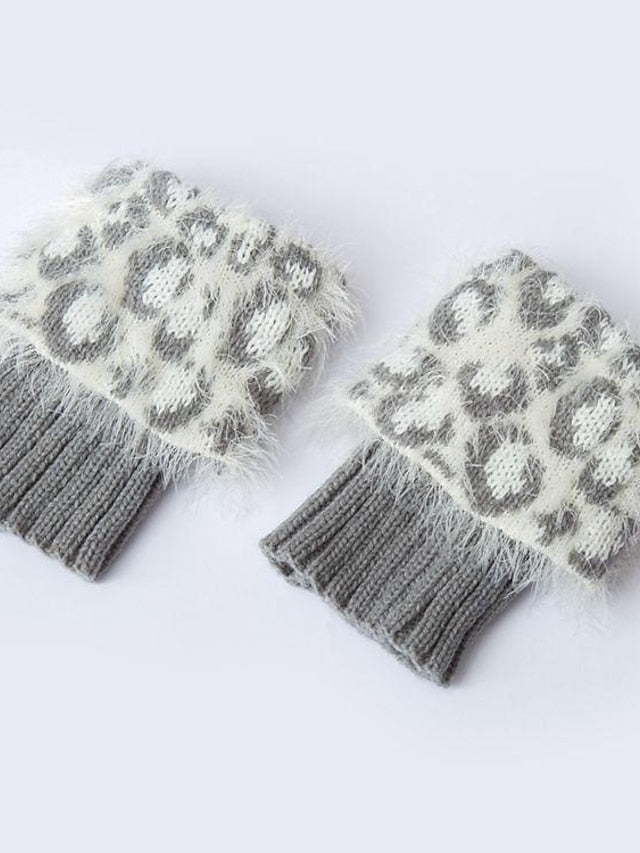 Women's Leg Warmers Boot Cuffs Work Daily Acrylic Fibers Nylon Basic Classic Warm 1 Pair - LuckyFash™