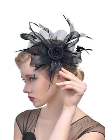 Women's Hair Clip Party Party Solid Color Headwear / White / Red / Blue / Fall / Winter - LuckyFash™