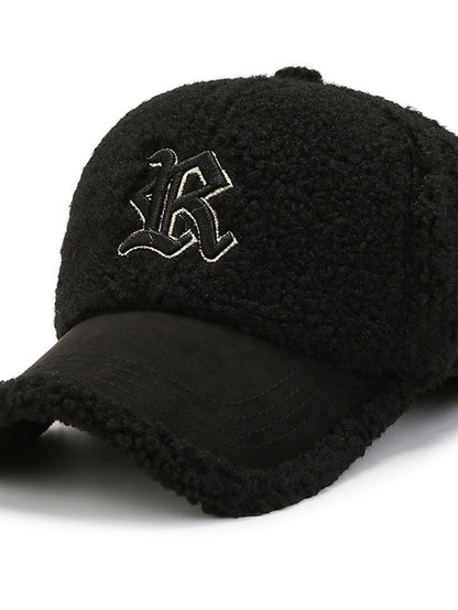 Women's Hat Baseball Cap Winter Hats Black Pink Khaki Outdoor Street Dailywear Embroidery Letter Windproof Comfort Warm - LuckyFash™