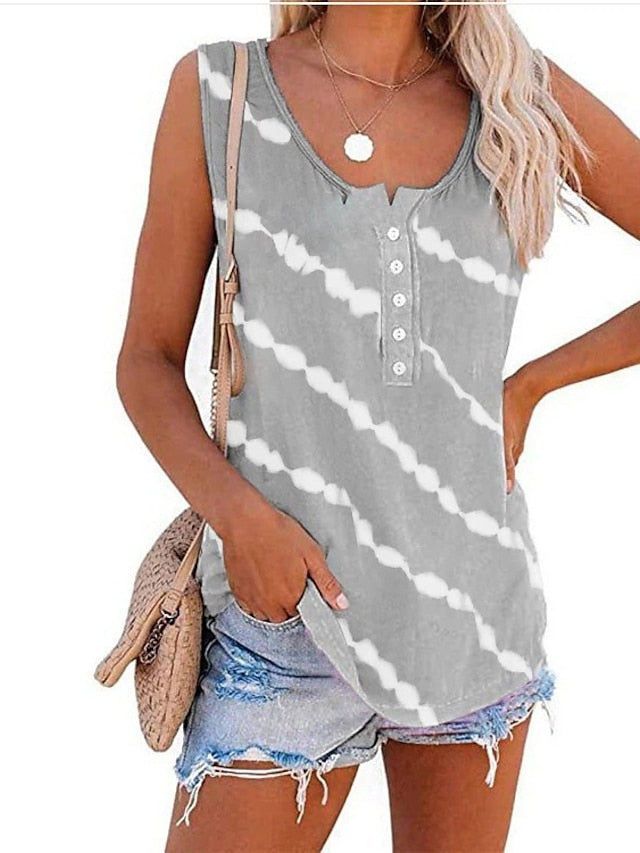 Henley Shirt Henley Shirt Black Gray Purple S for Women - LuckyFash™