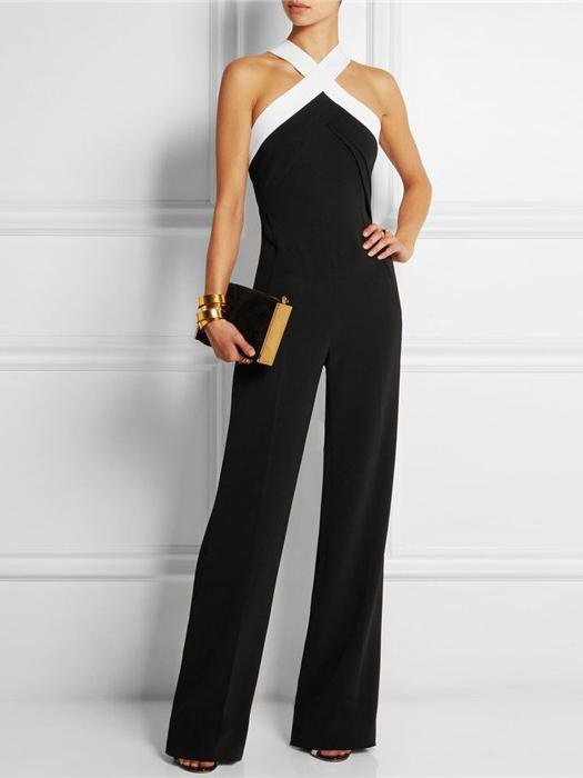 Elegant Off-shoulder High-waist Jumpsuit - LuckyFash™